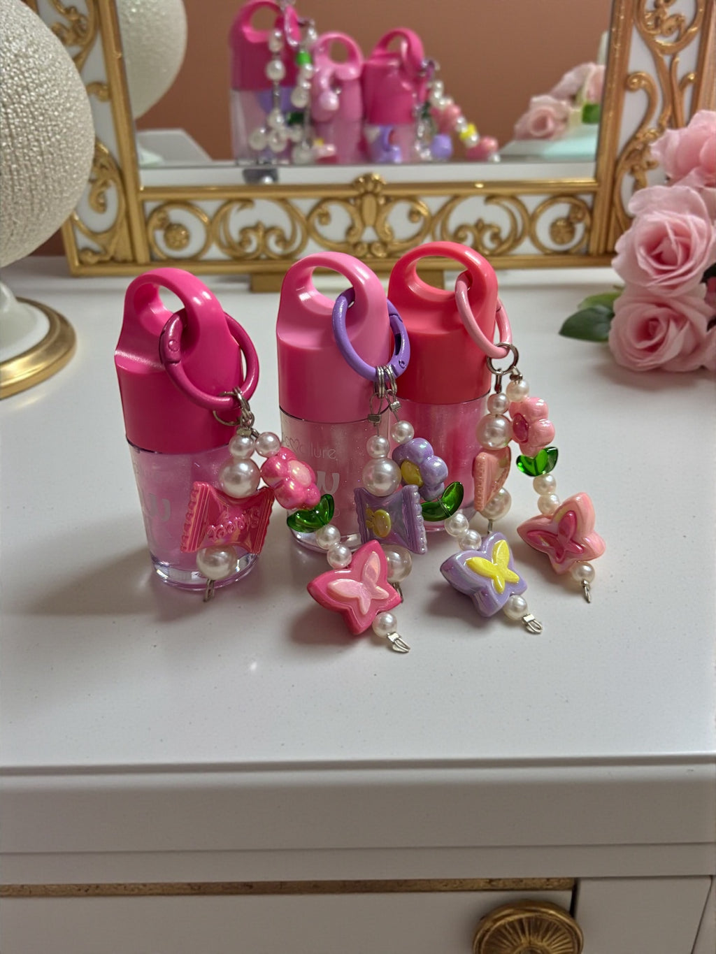 Lip gloss llavero