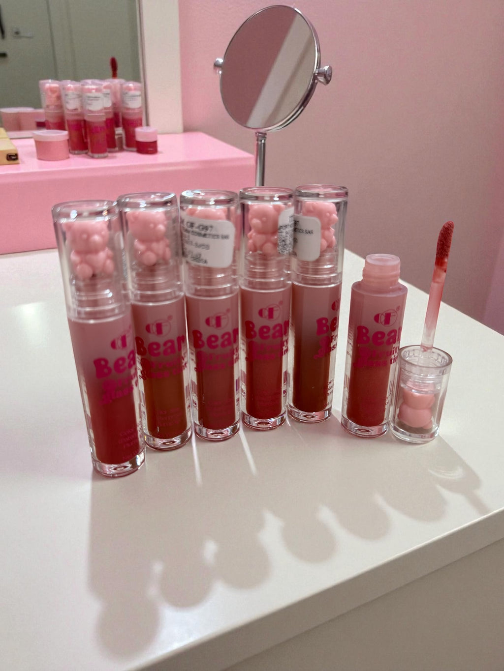 Lip gloss efecto jugoso oso