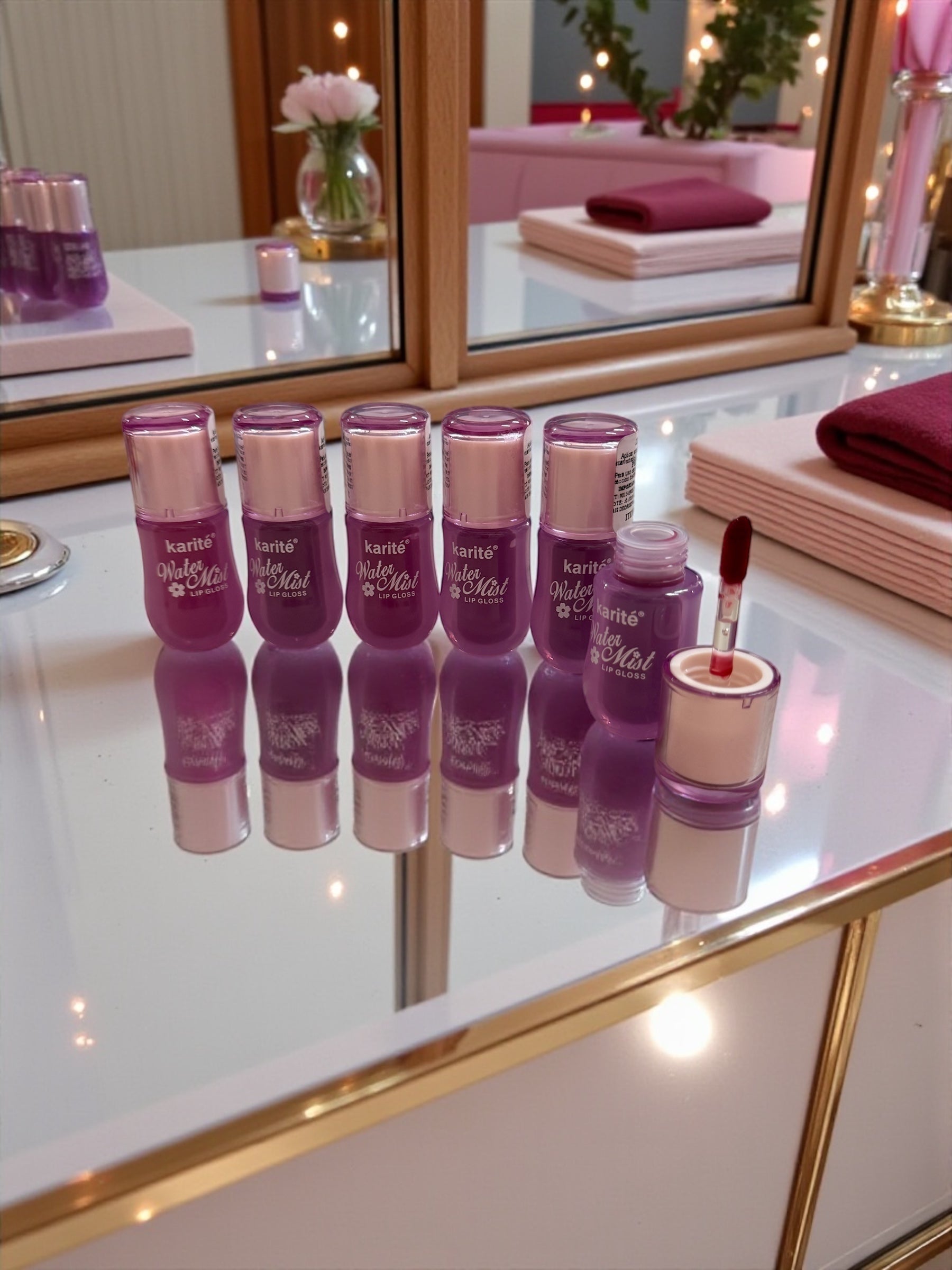 Lip gloss water mist Karite