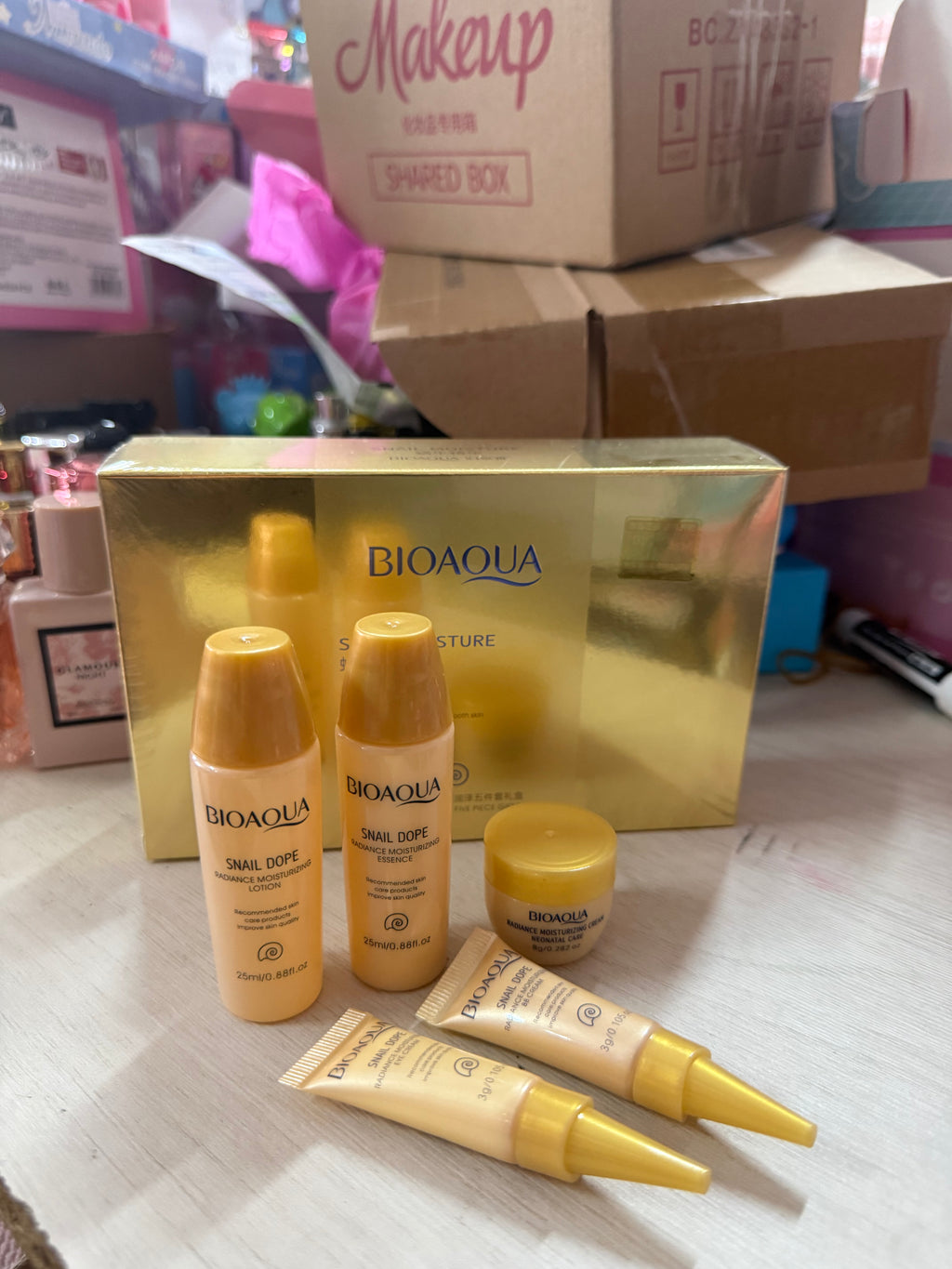 Kit Viajero 5 en 1 Skin Care Caracol Bioaqua