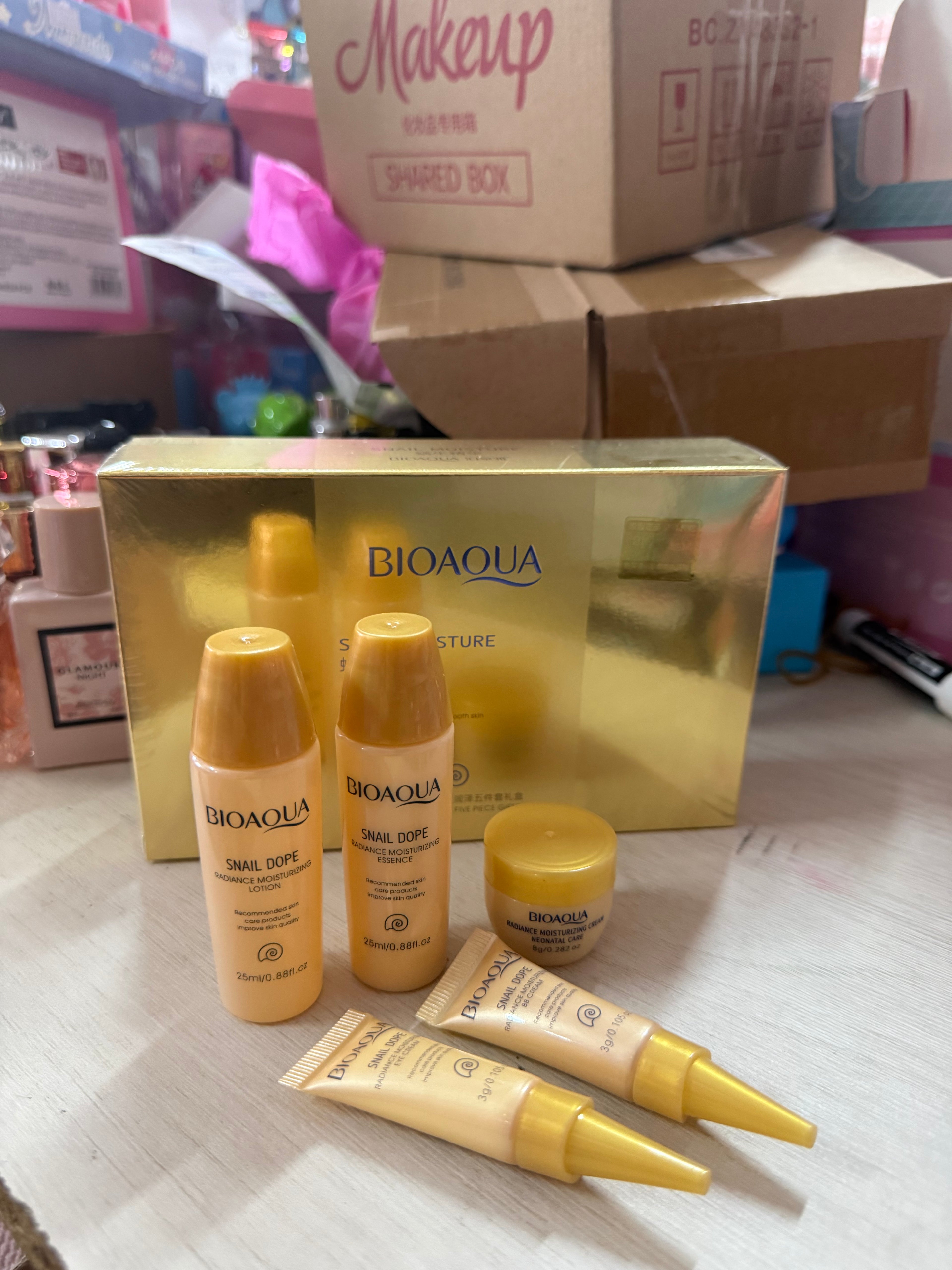 Kit Viajero 5 en 1 Skin Care Caracol Bioaqua