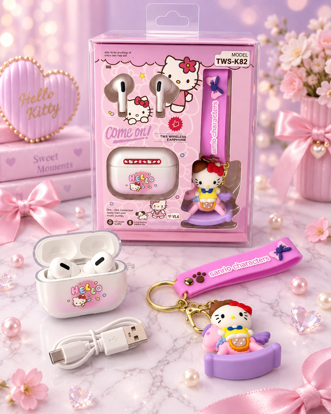 Manos libre hello kitty 🎀🩷💕