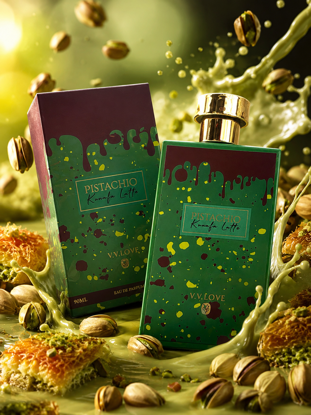 Árabe verde pistachio