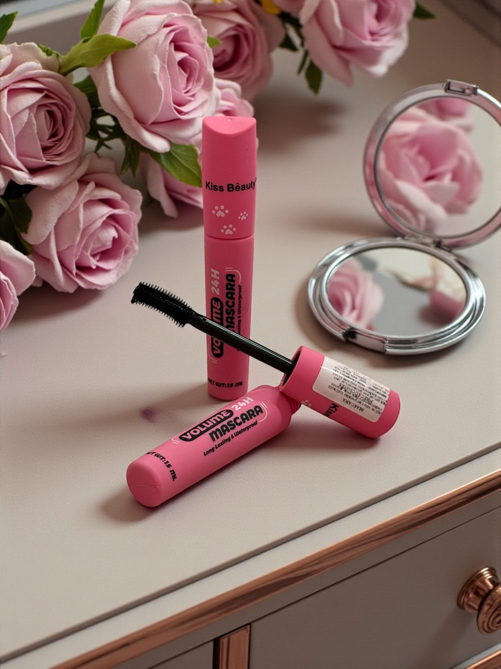 Pestañina mascara 24h waterproof OMG Kiss beauty