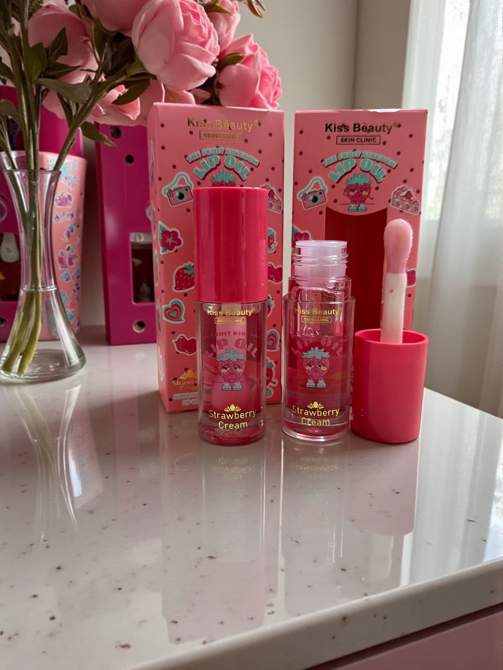 Lip oil kiss béauty 🍓