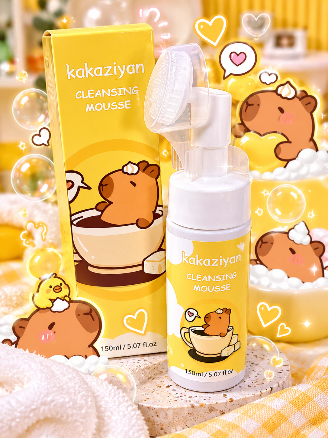 Espuma limpiadora capibara sanrio KAKAZIYAN