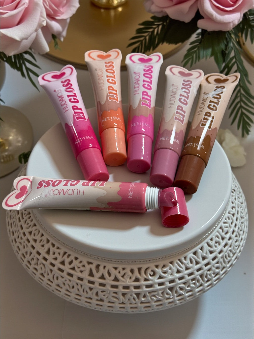 Lip gloss hudamoji