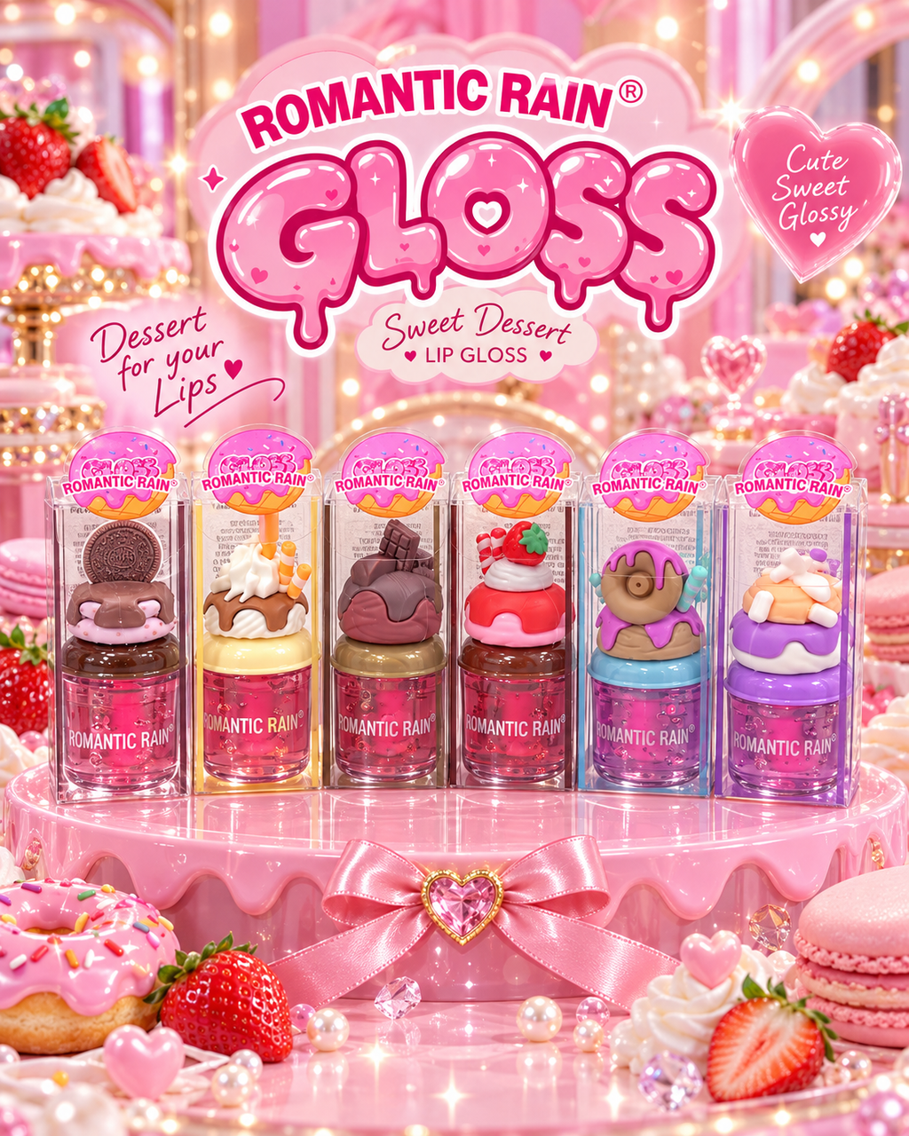 Lip gloss postres 🥞 🍰 🍮