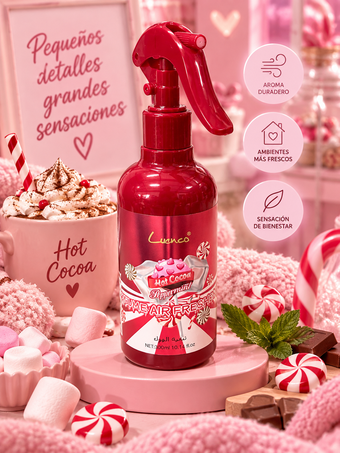 Ambienta telas de aroma postre 🍨