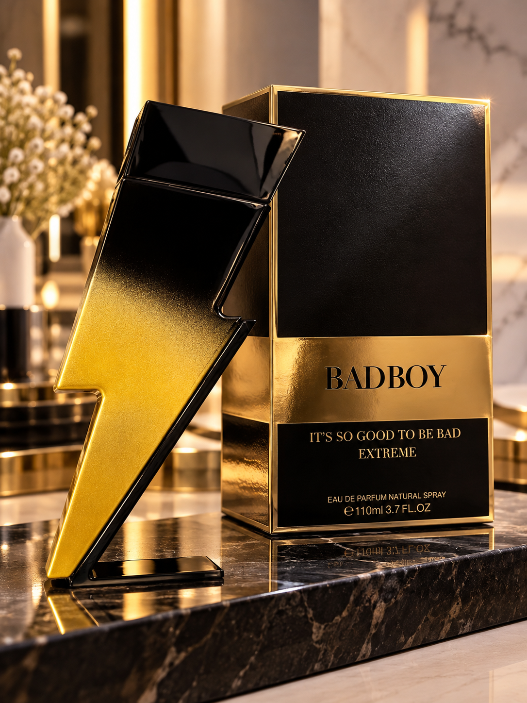Rayito negro y dorado