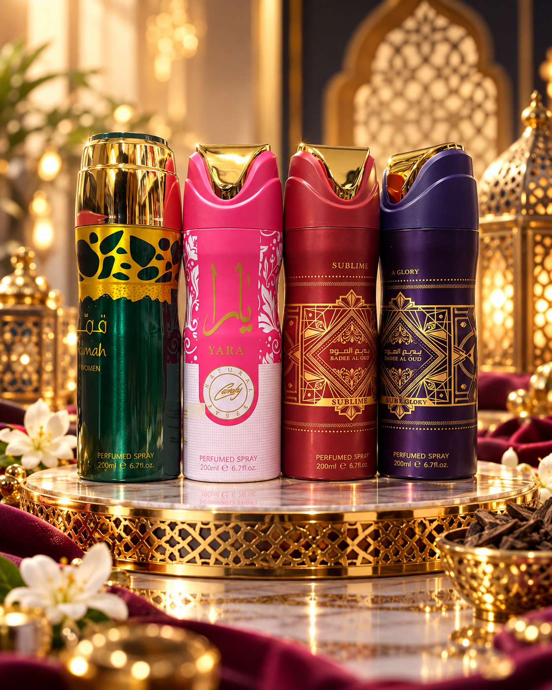 6 Aerosoles árabes 200ML surtidos