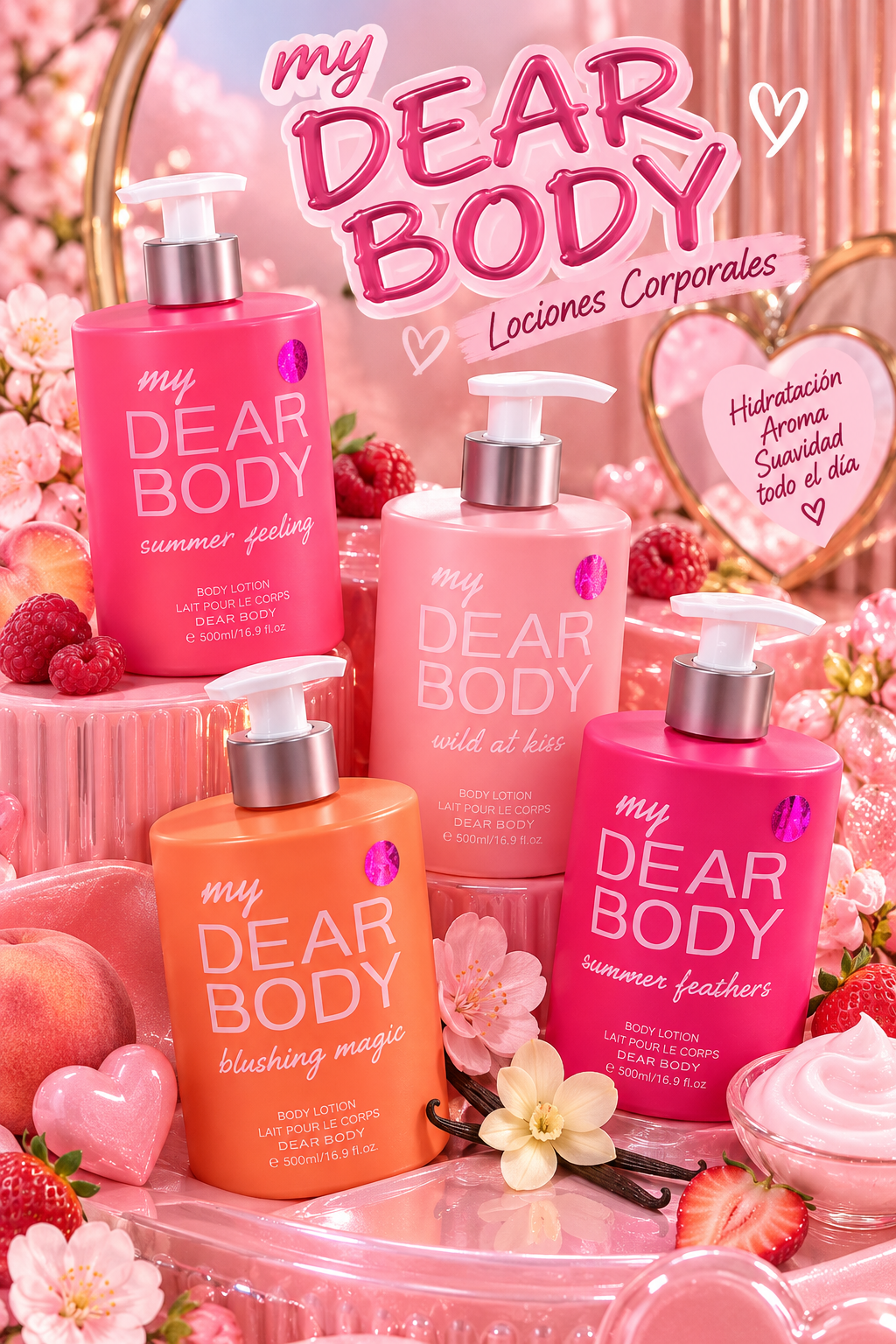 Cremas 🧴 500ml dear Body