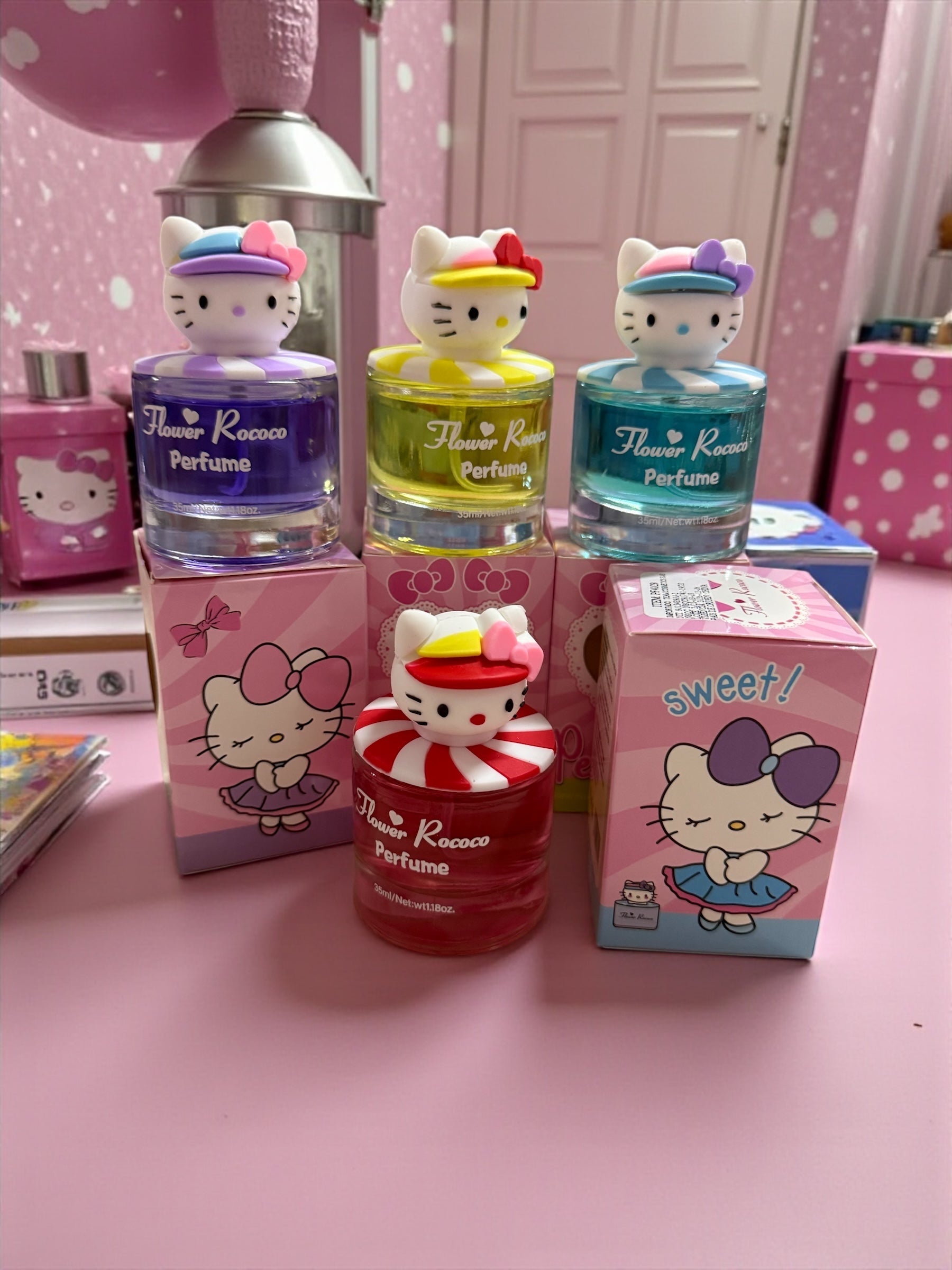 Perfume hello ketty cuadrado