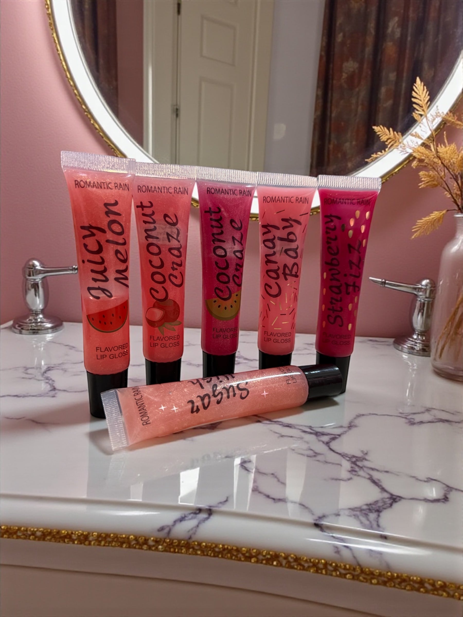brillos labiales con sabores Romantic Rai