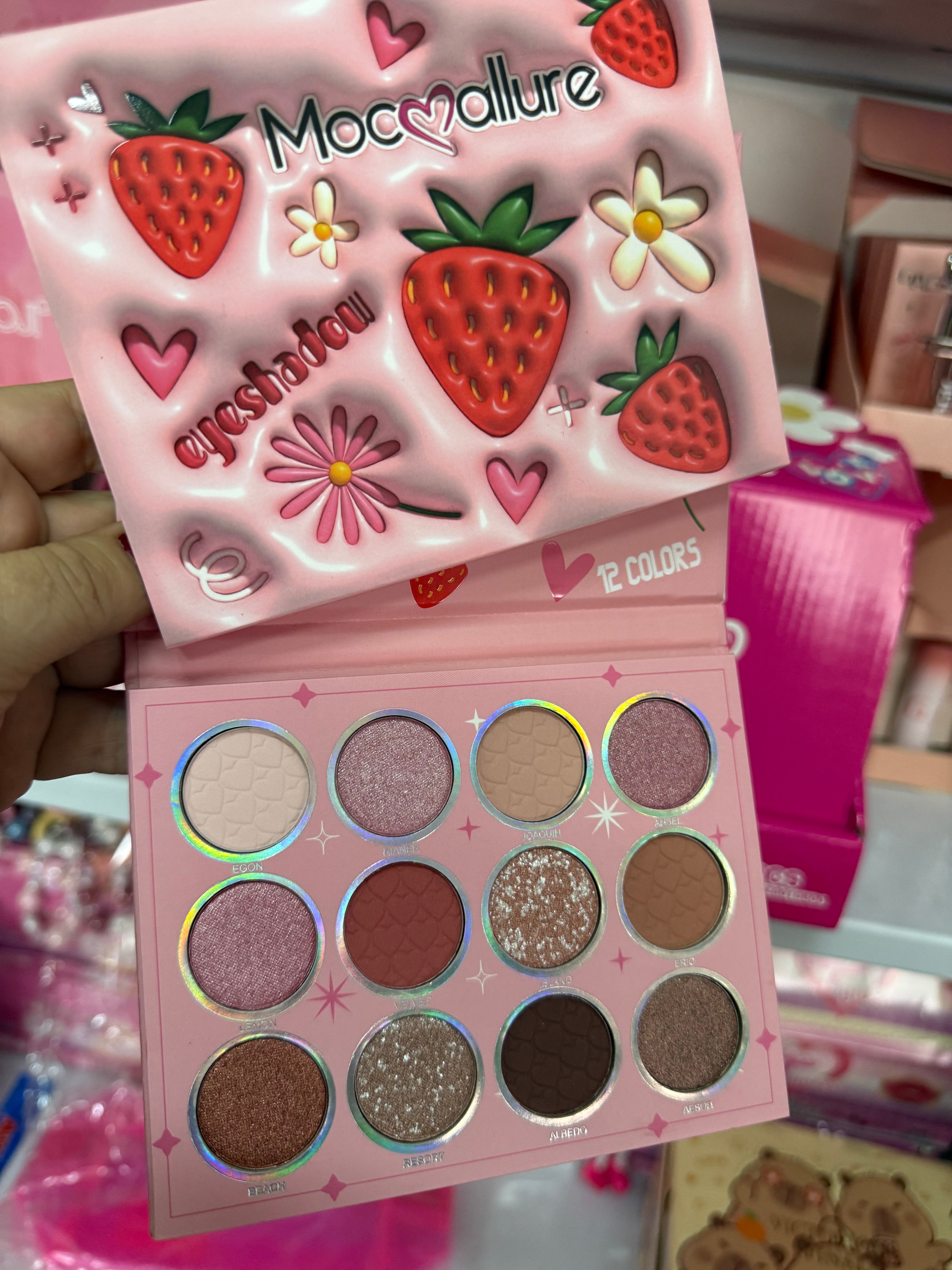 Paleta sombras fresa 🍓
