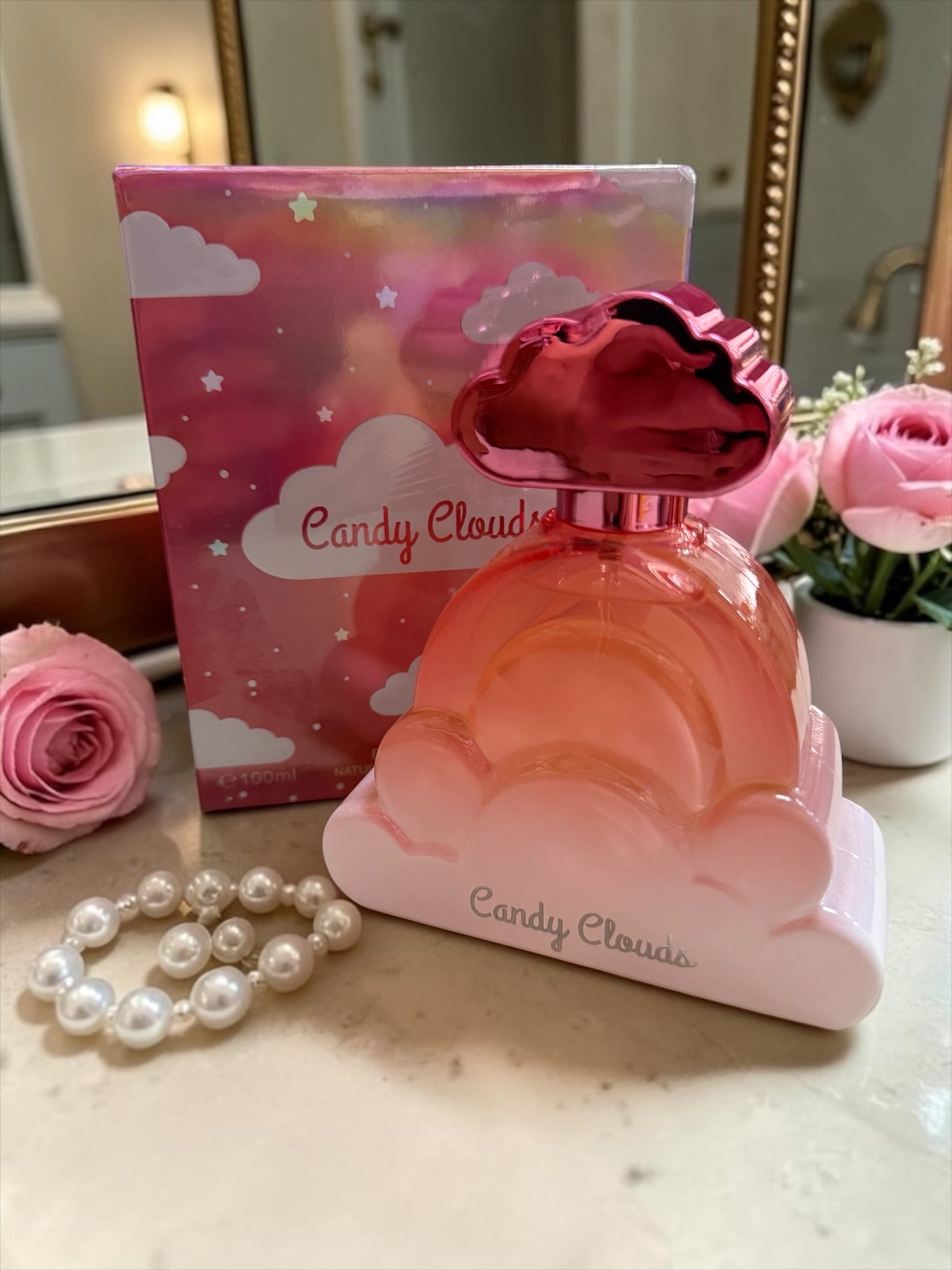 Nube oro rosa