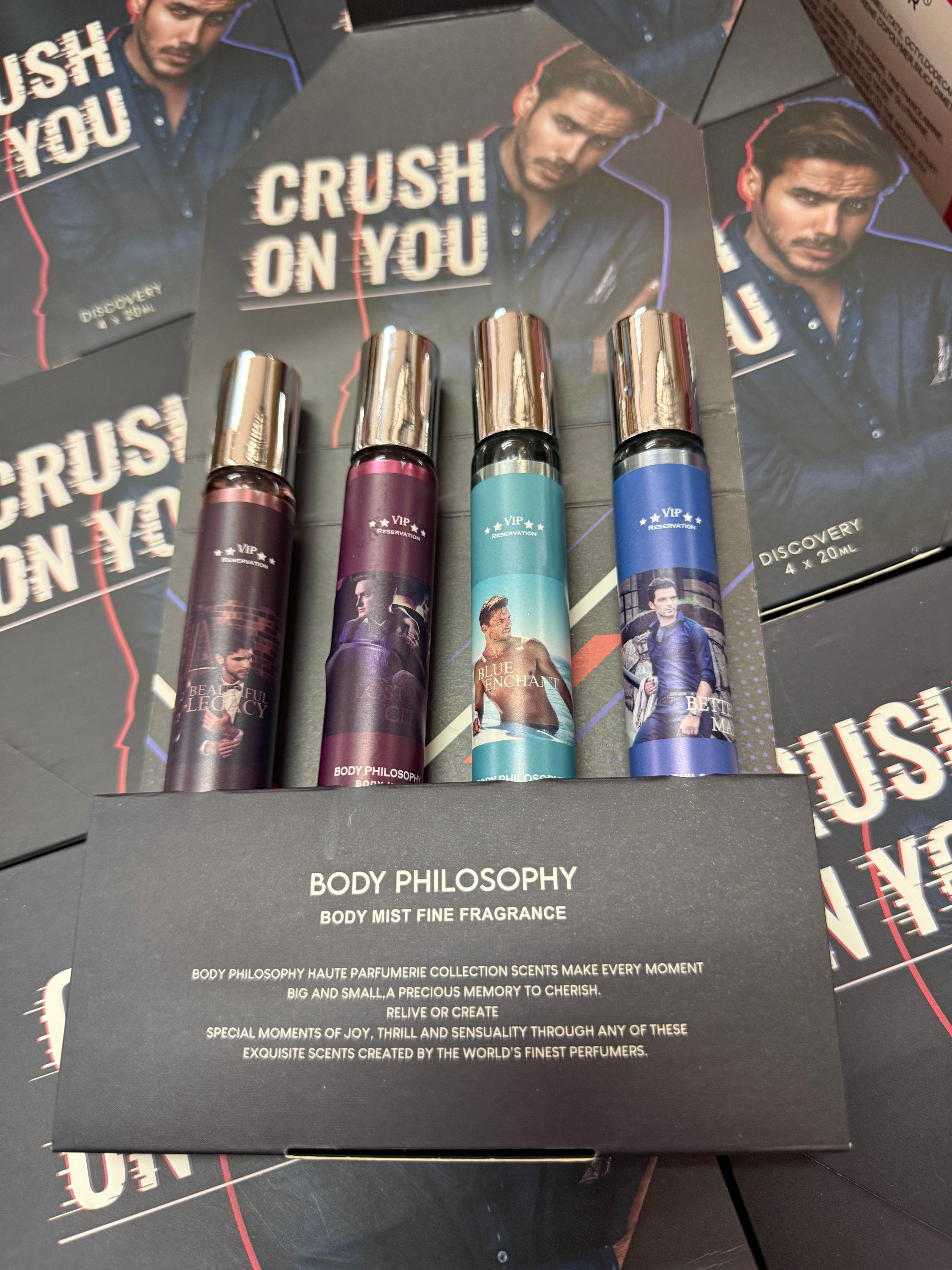 Estuche x 4 perfumes caballero 20ml