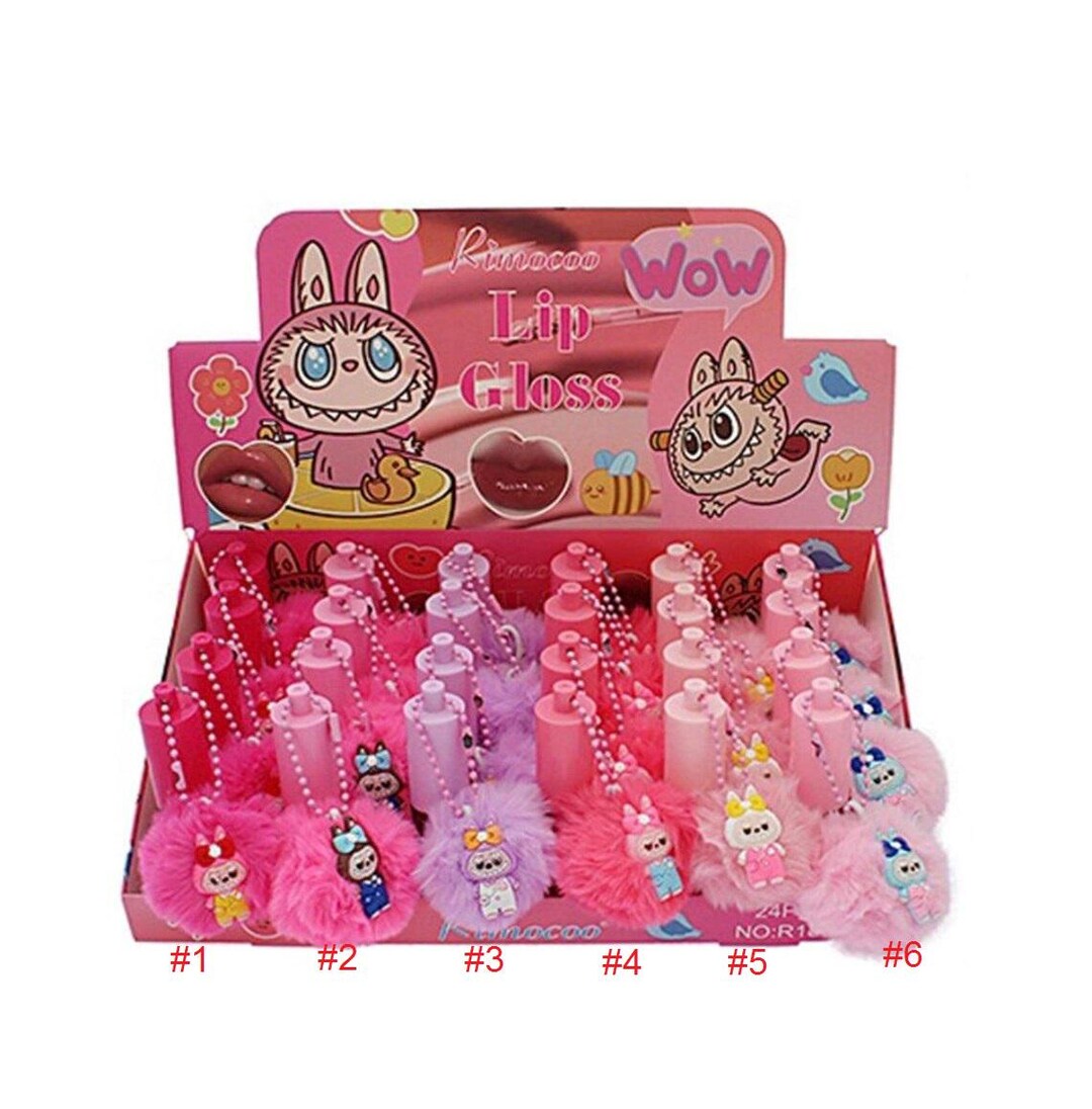 Lip gloss pom pom labubu 🐇🐰