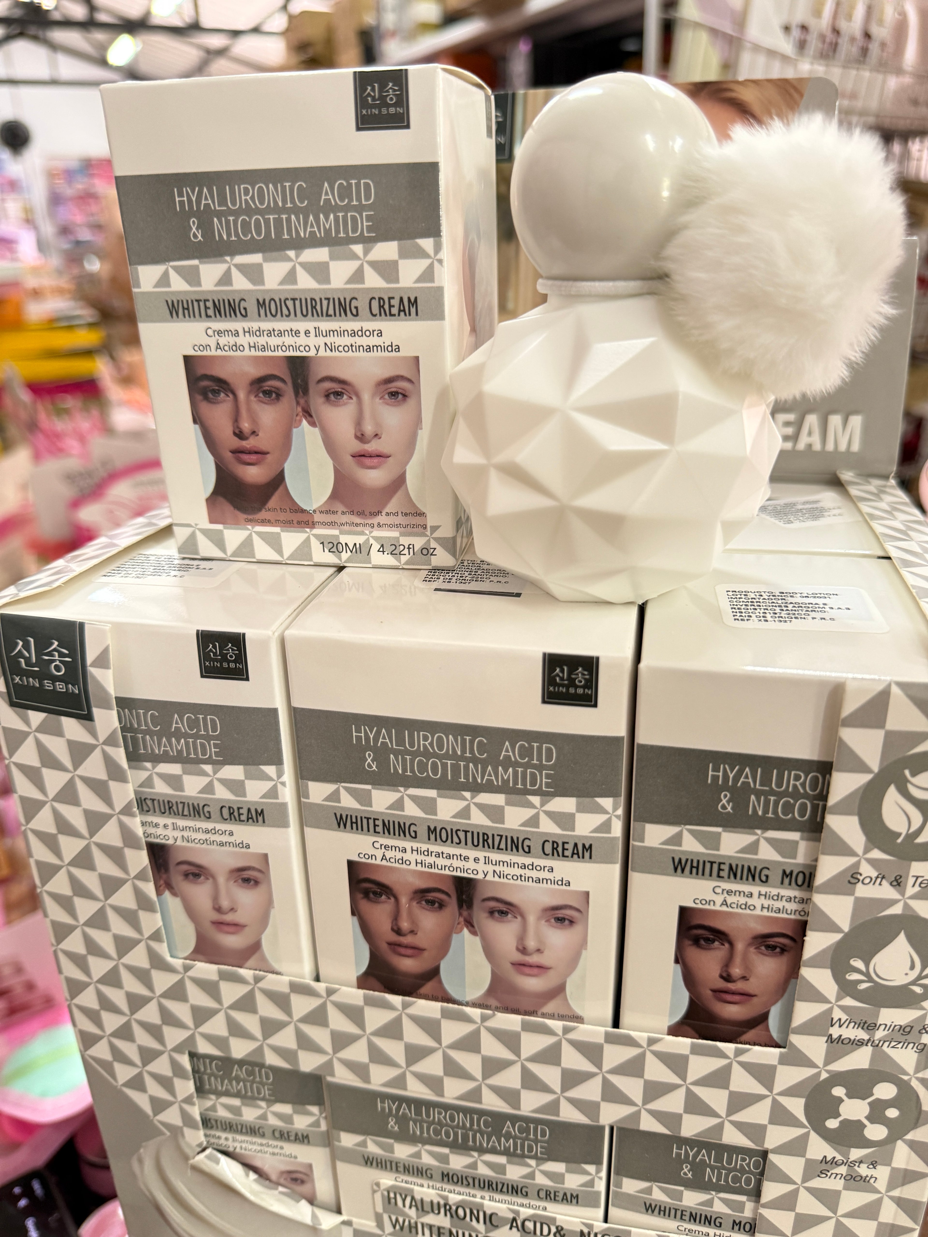 Crema facial hidratante ácido hialuronico y nicotina mida