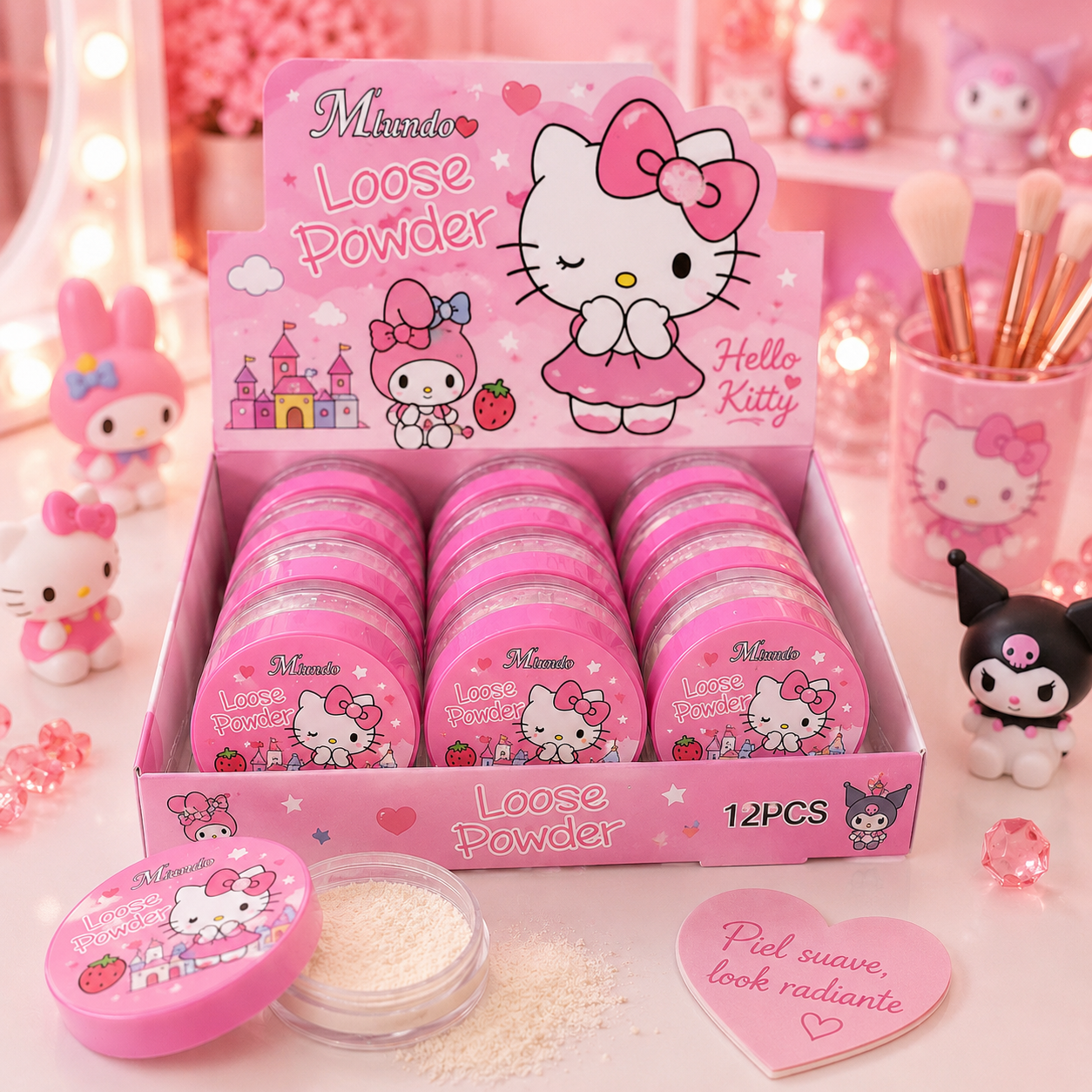 Polvo suelto hello ketty 🌸 💕 🎀 🩷