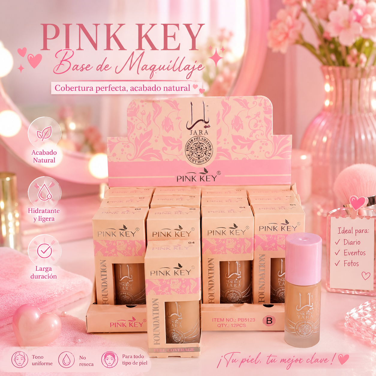 Base Pink key yara