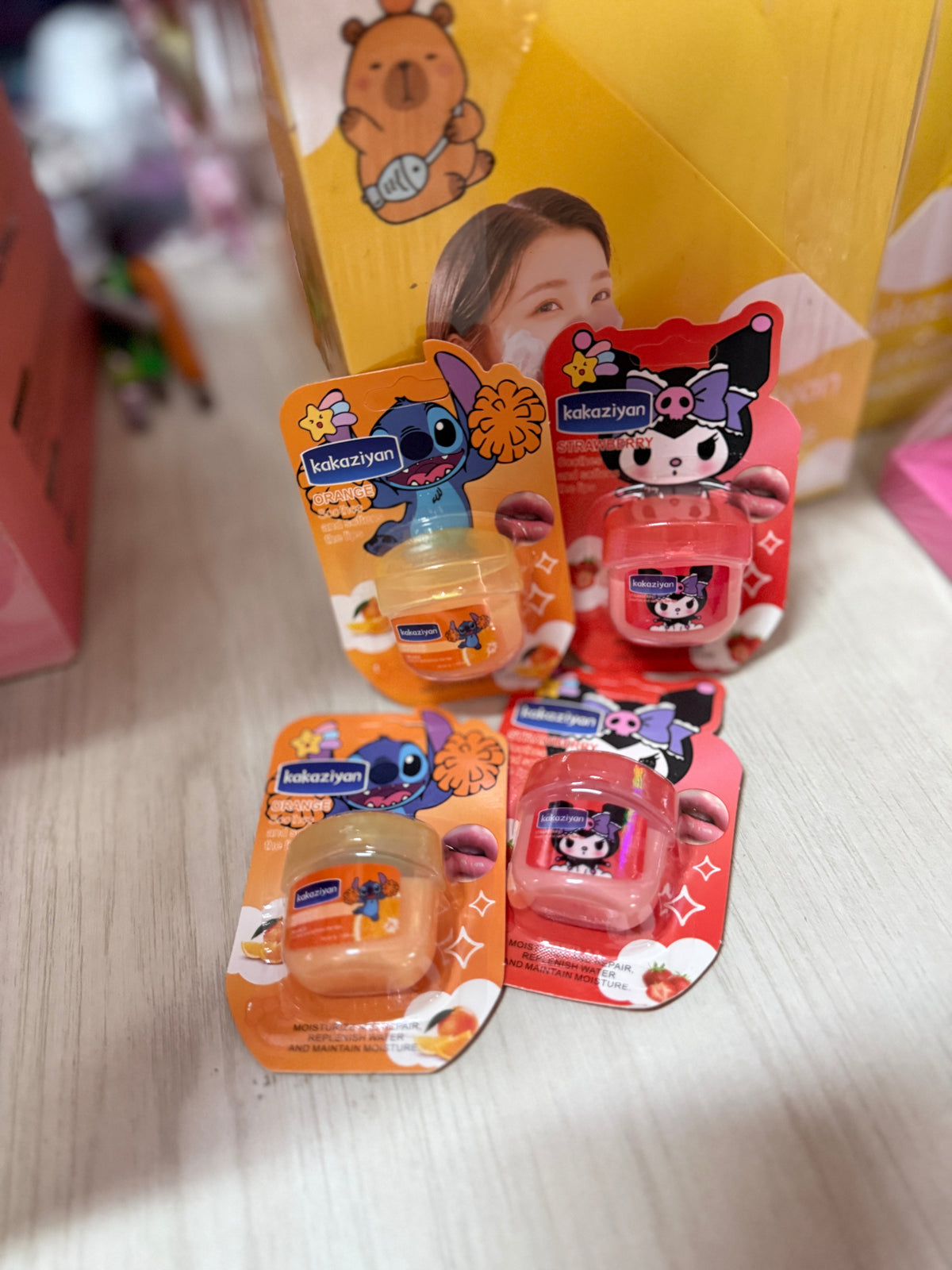Vaselina sanrio stitch & kuromi