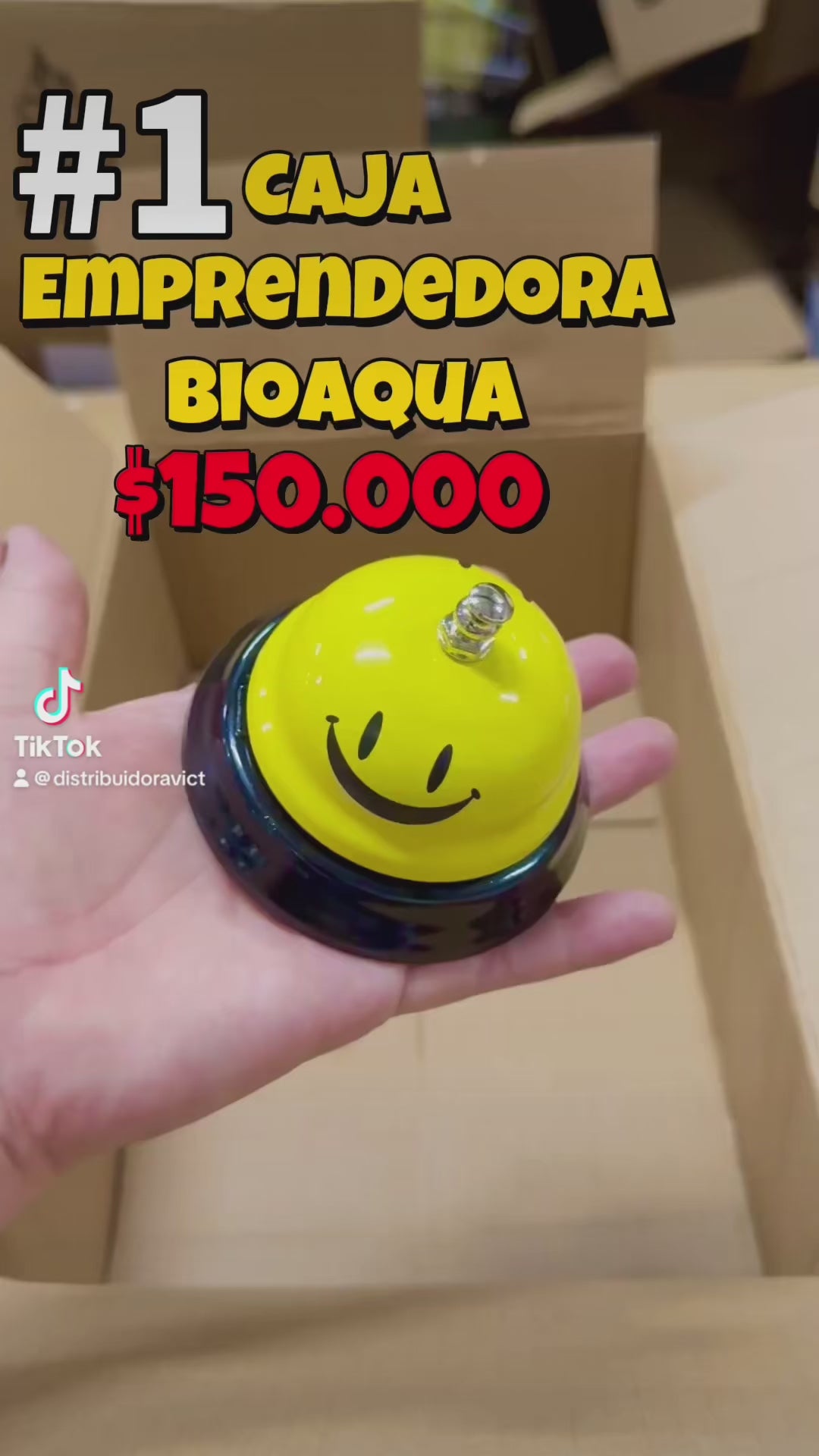 Caja emprendedora bioaqua $150.000