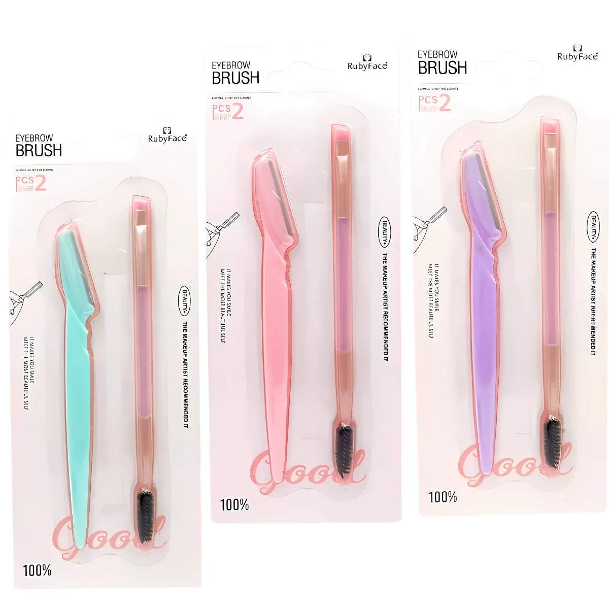 Set Perfilador+Cepillo+Pincel Cejas