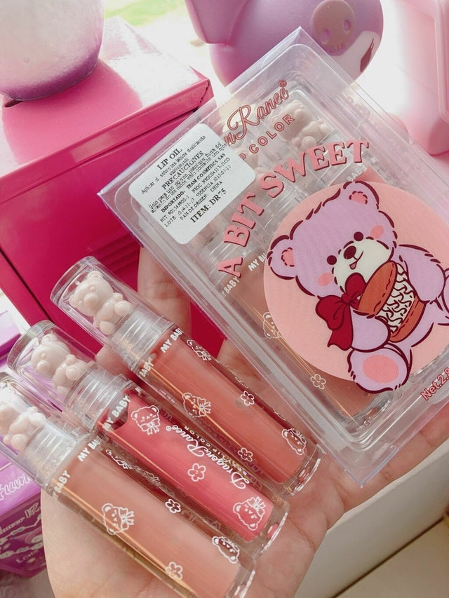 Kit osos por 3 Lip oil jugosos coreanos