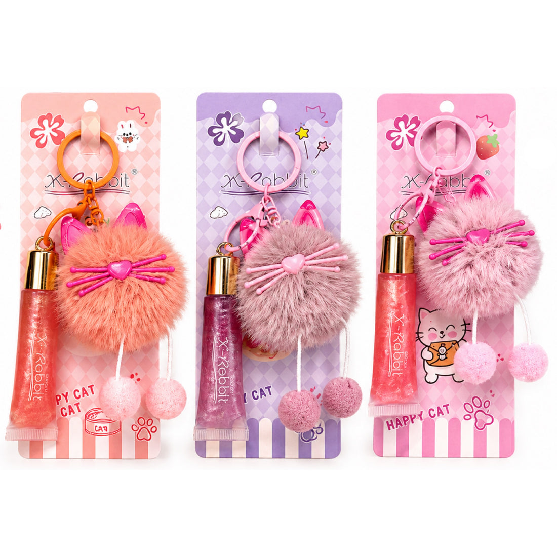 Lip gloss pom pom 🐱 gato