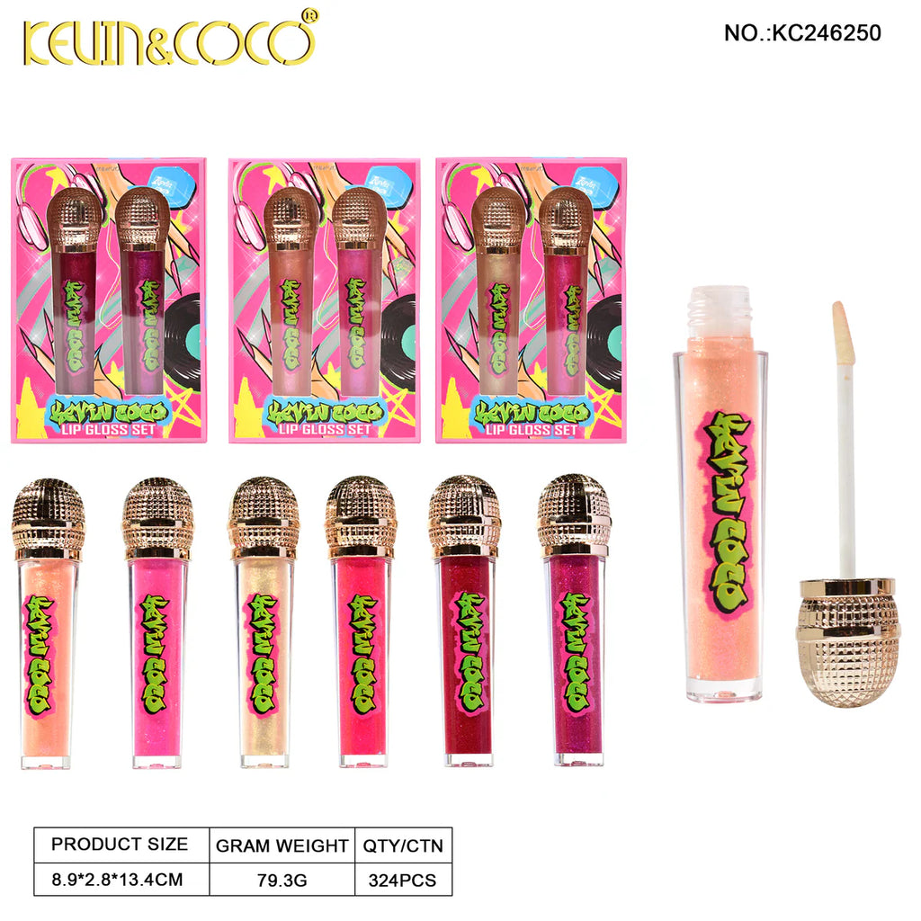 Dúo de Lip gloss Kevin&coco