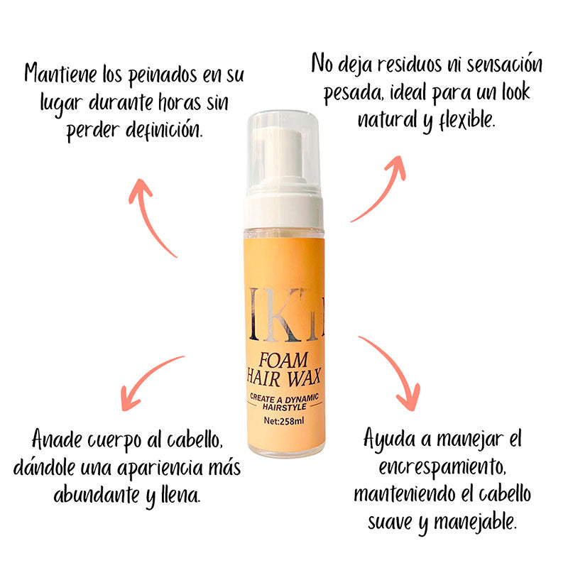 La espuma moldeadora para el cabello 200g