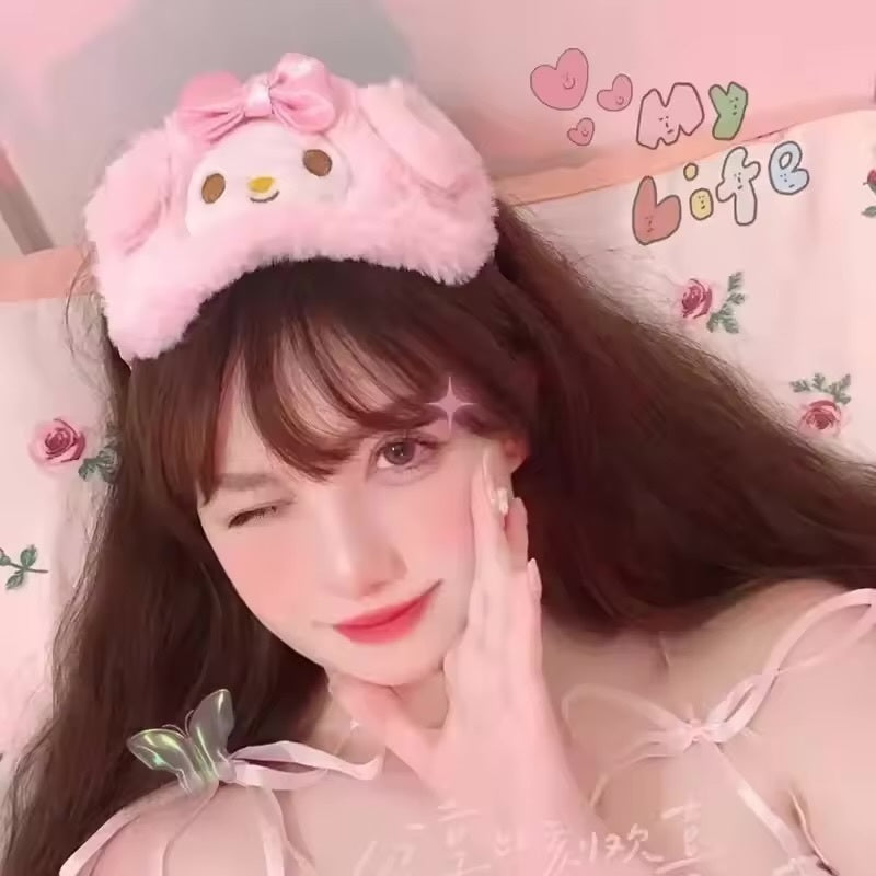 Tapa ojos peluche sanrio