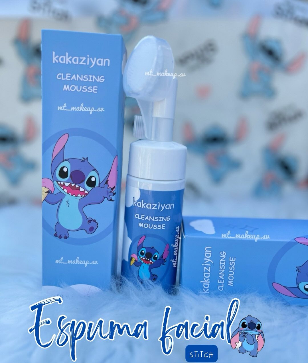 Espuma limpiadora stitch