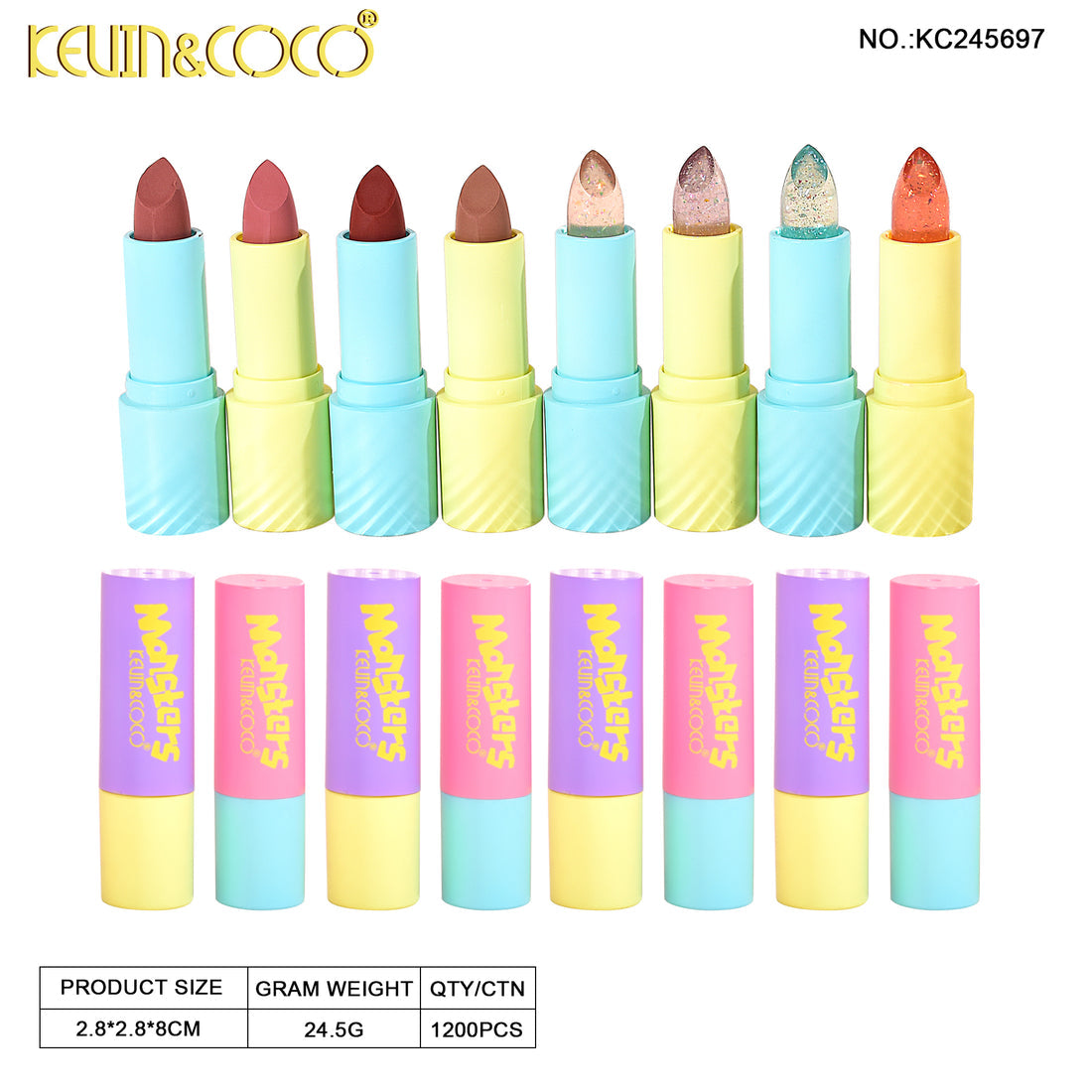 Labial mate barra Kevin&coco