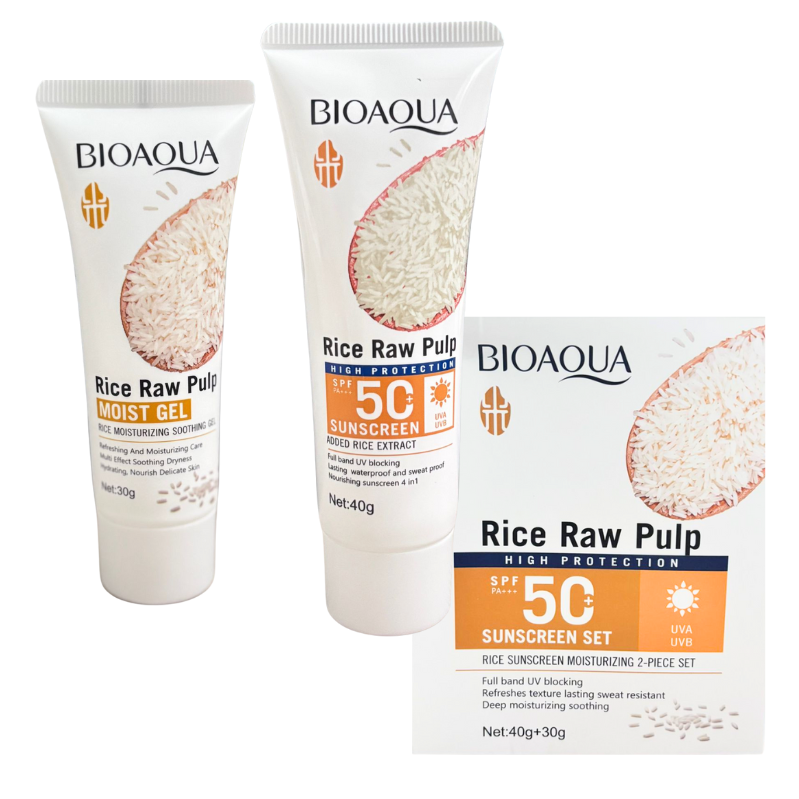 Kit gel hidratante + protector solar bioaqua