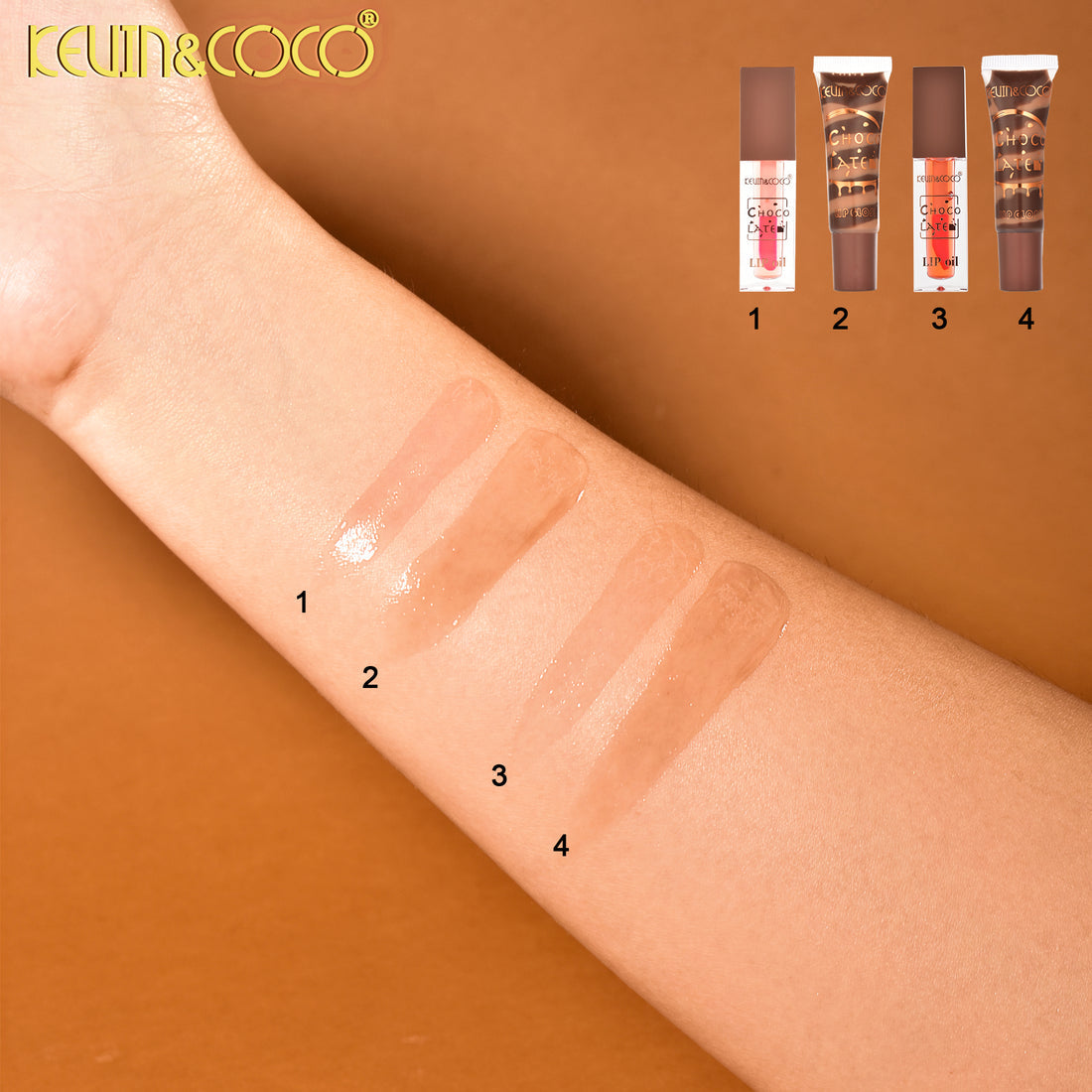 Kit Labial Liquido Chocolate KEVIN&COCO