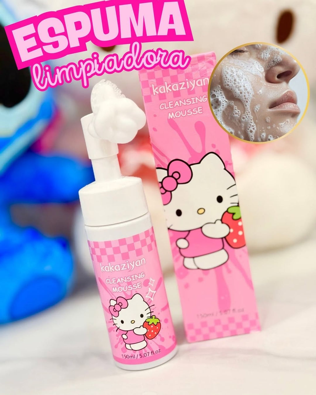 Espuma limpiadora hello ketty