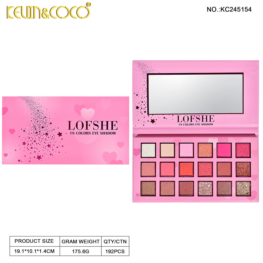 Paleta rosada LOFSHE