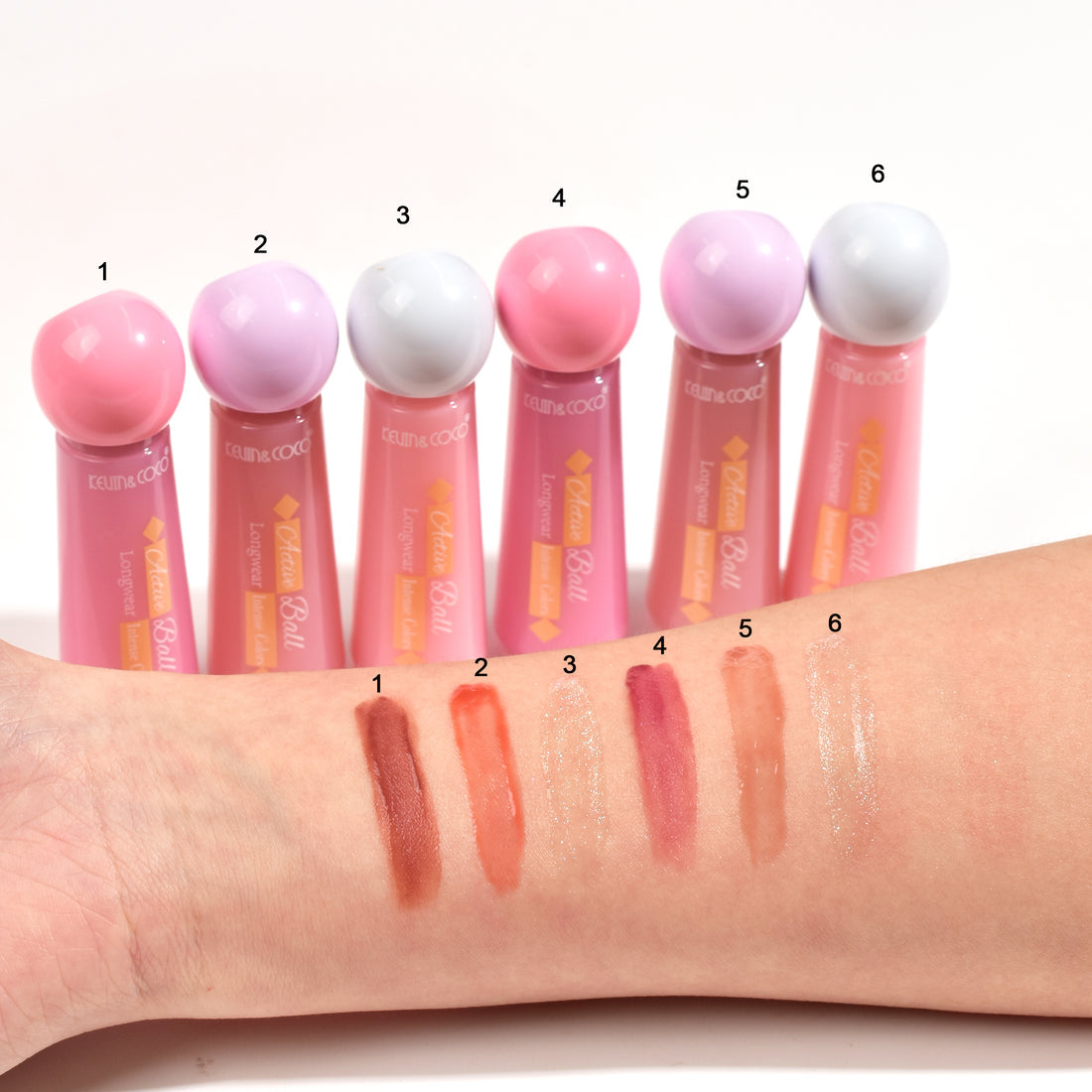 Kit x 3 labiales coreanos Kevin&coco