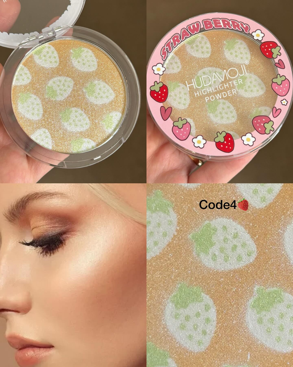 Iluminador hudamoji 🍓 Fresa
