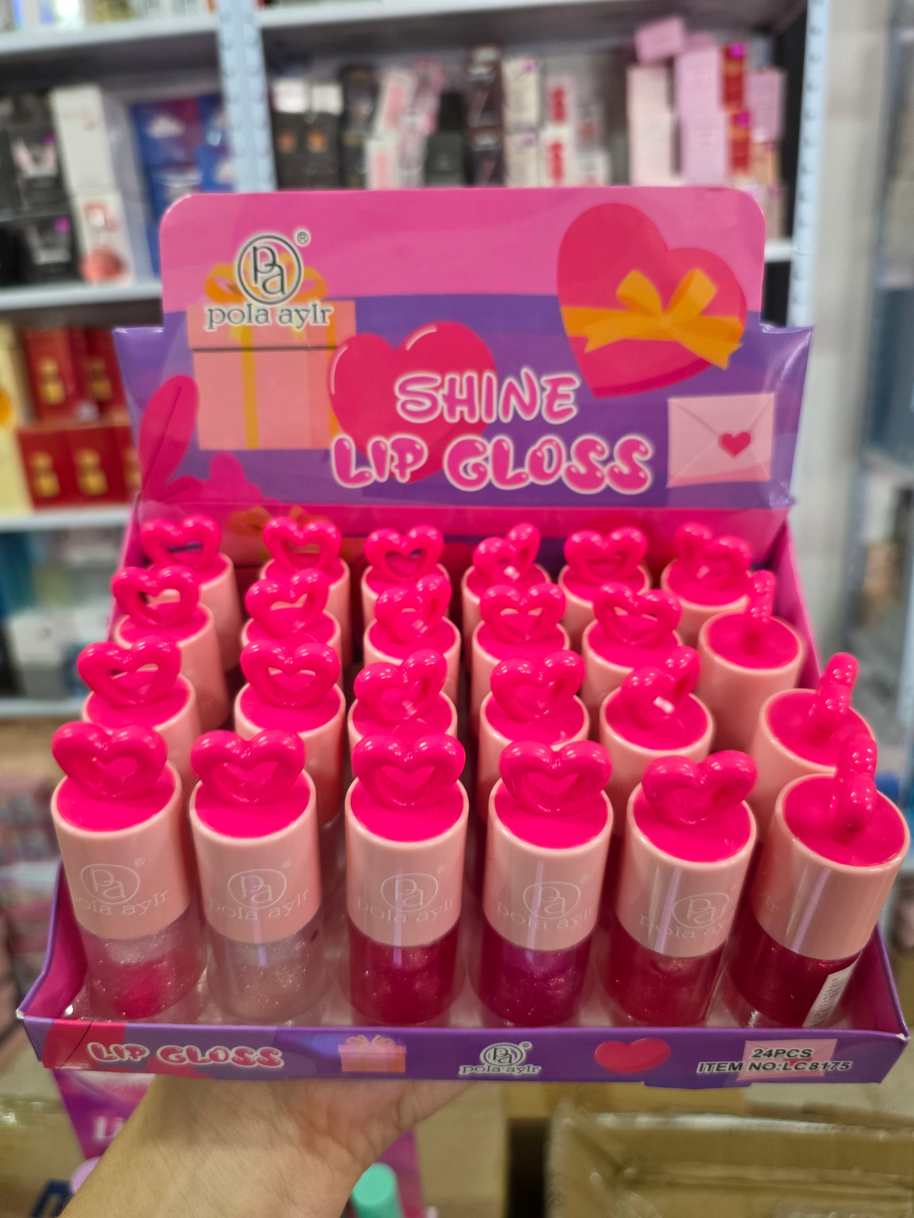 Lip gloss escarchado pola