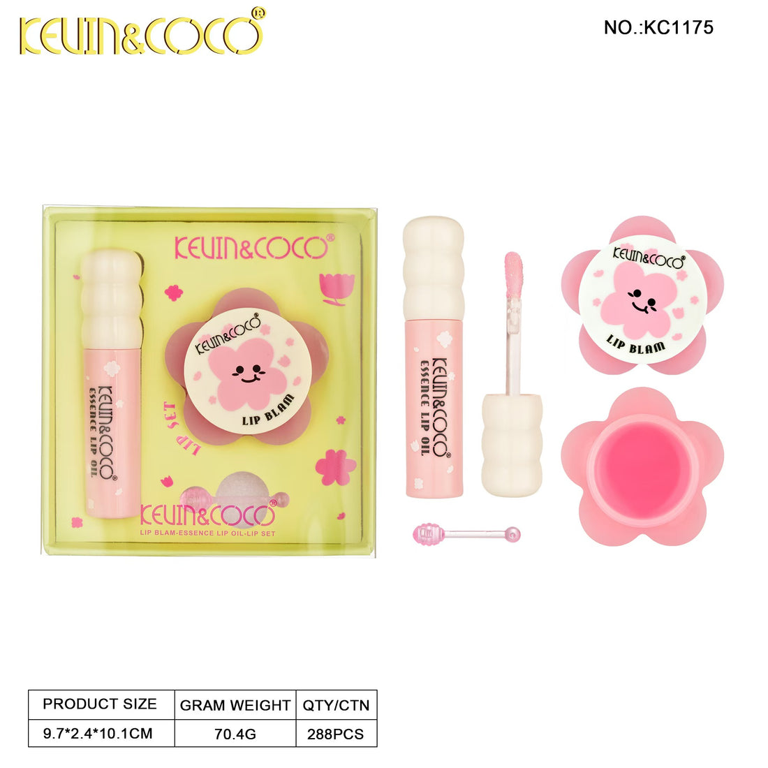 Lip set labios Kevin&coco