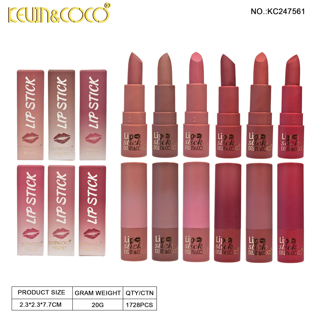 Labial barra Kevin&coco