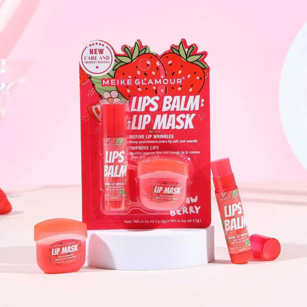 Lip balp duo fresa 🍓 o cerezas 🍒
