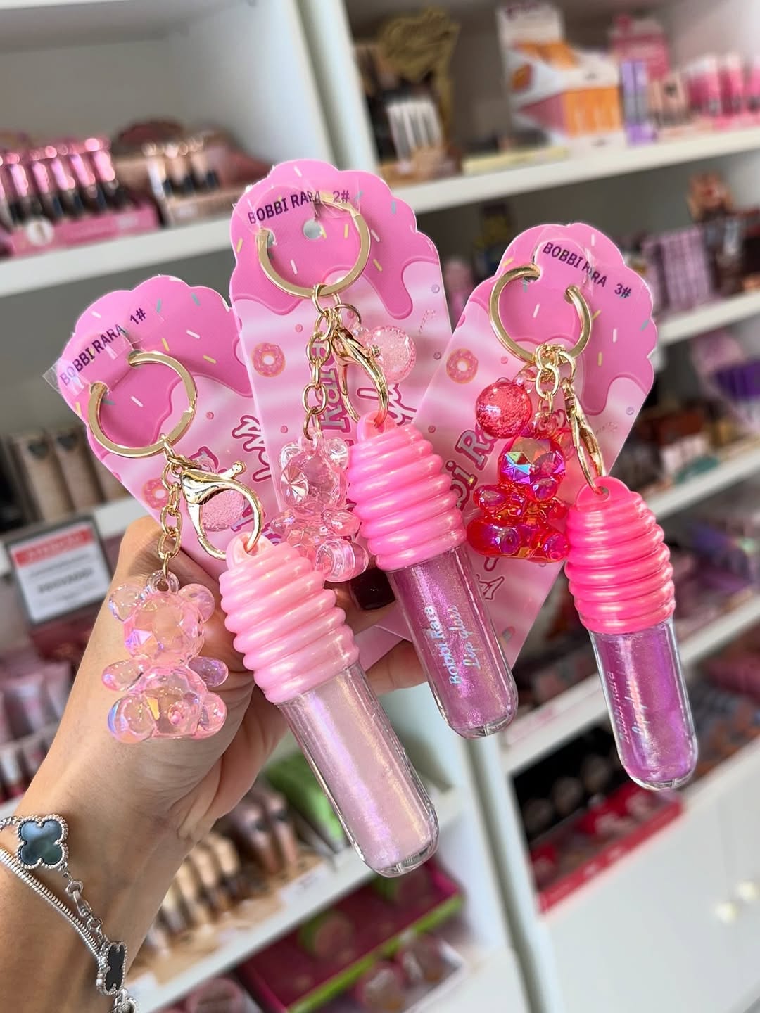 Lip gloss llavero lujo