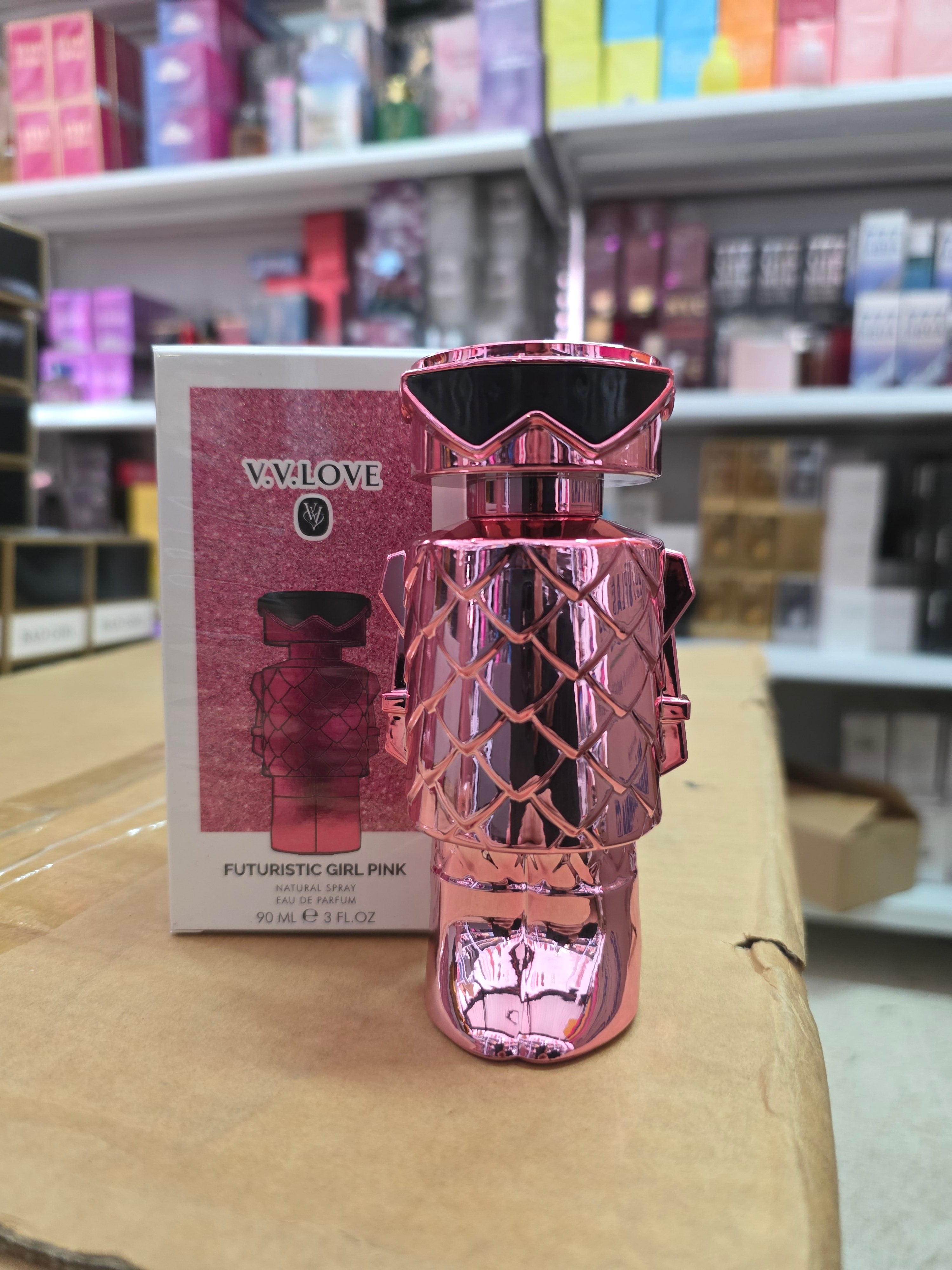 Robot rosado dama