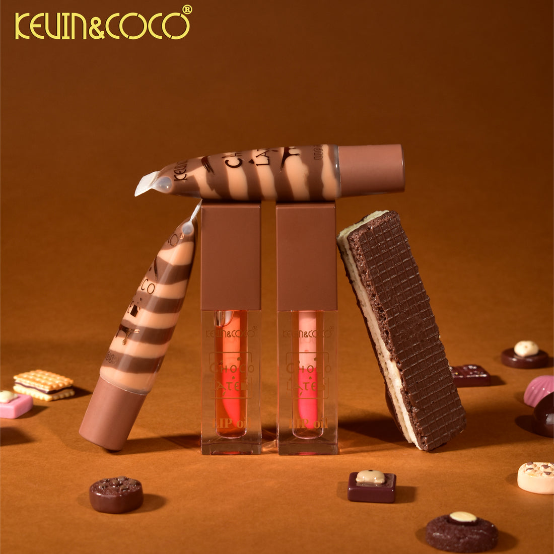 Kit Labial Liquido Chocolate KEVIN&COCO
