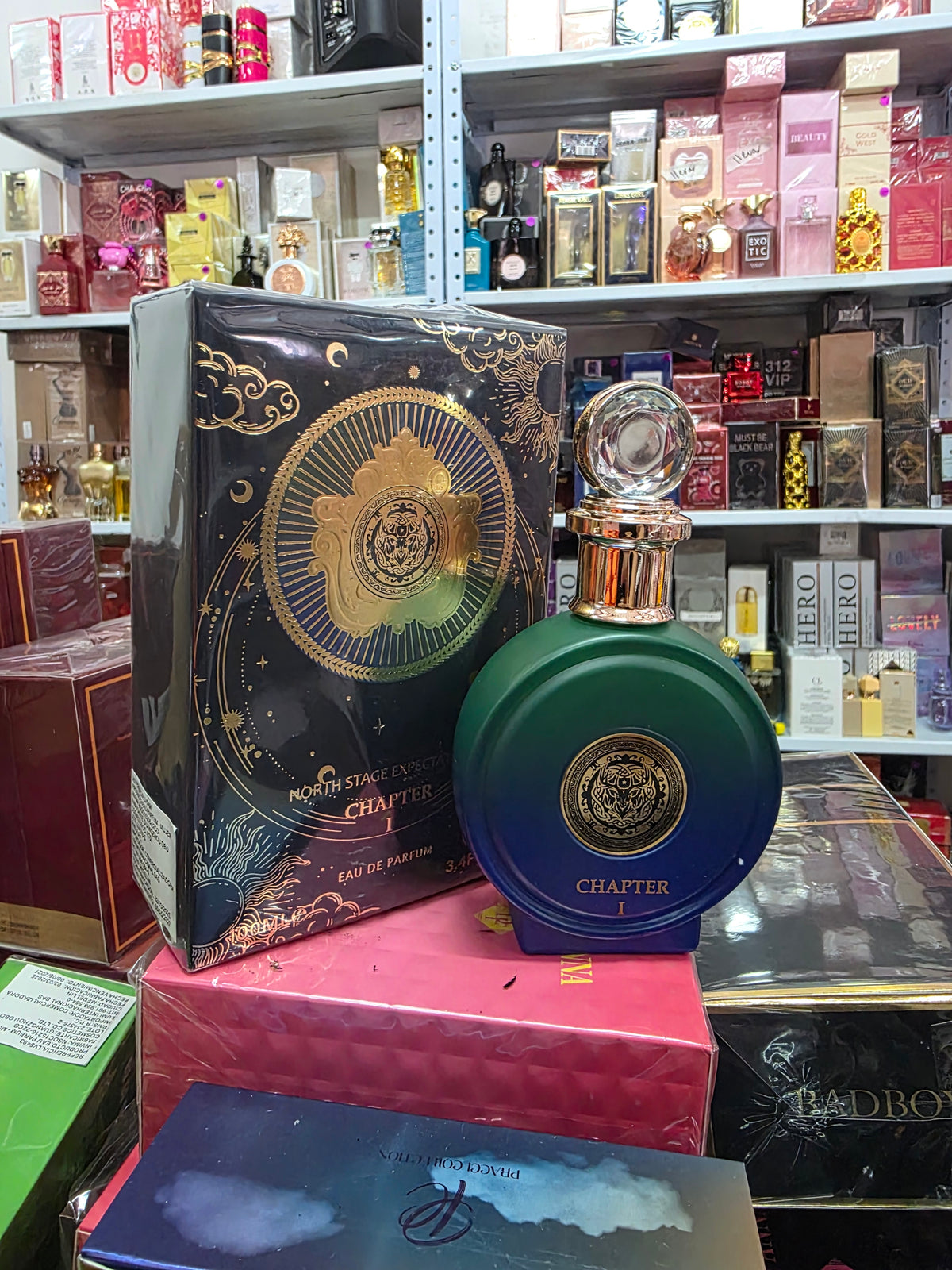 Arabe verde de hombre