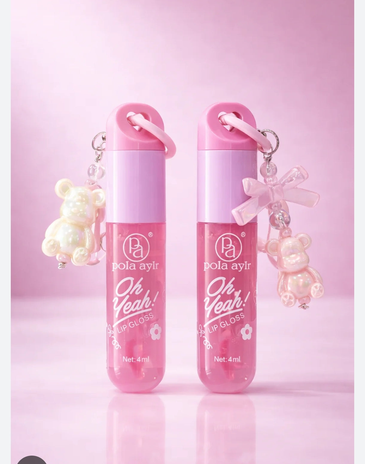 Lip gloss llavero osito pola air